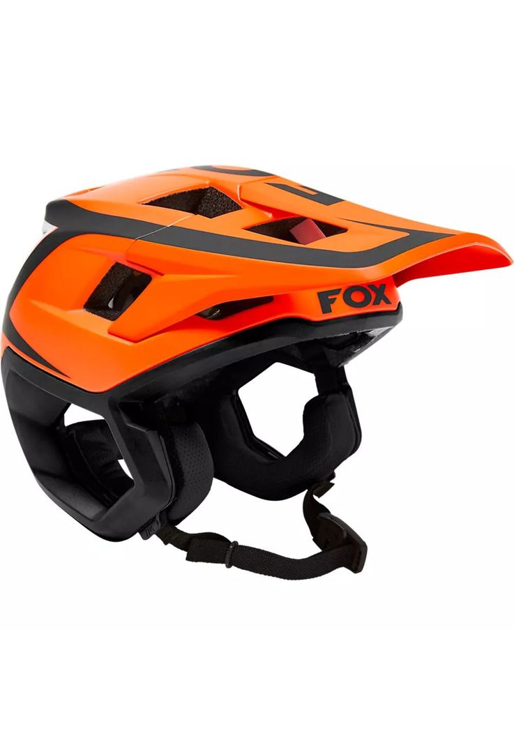 Casco Bicicleta Dropframe Pro Dvide Naranjo Fox-0