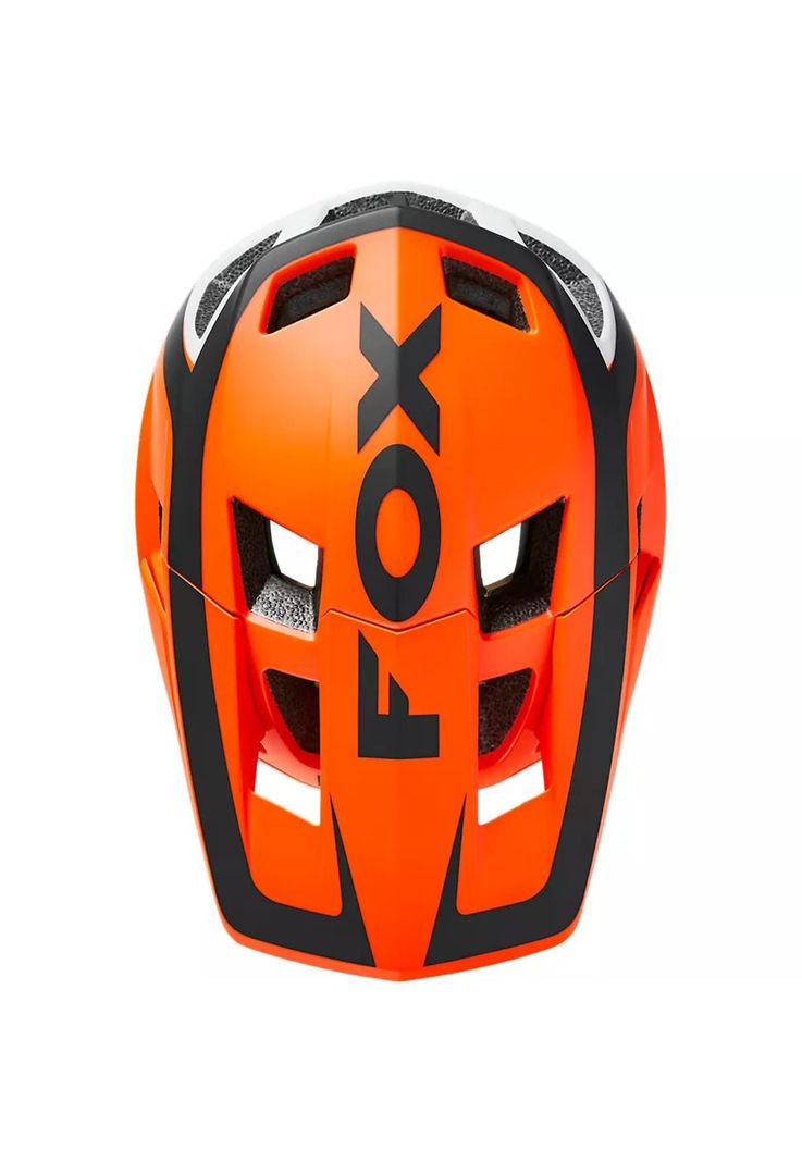 Casco Bicicleta Dropframe Pro Dvide Naranjo Fox-2
