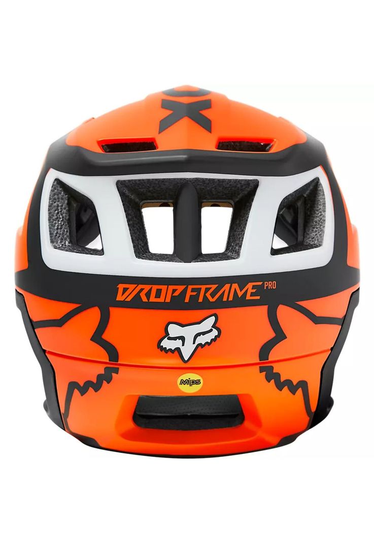 Casco Bicicleta Dropframe Pro Dvide Naranjo Fox-3