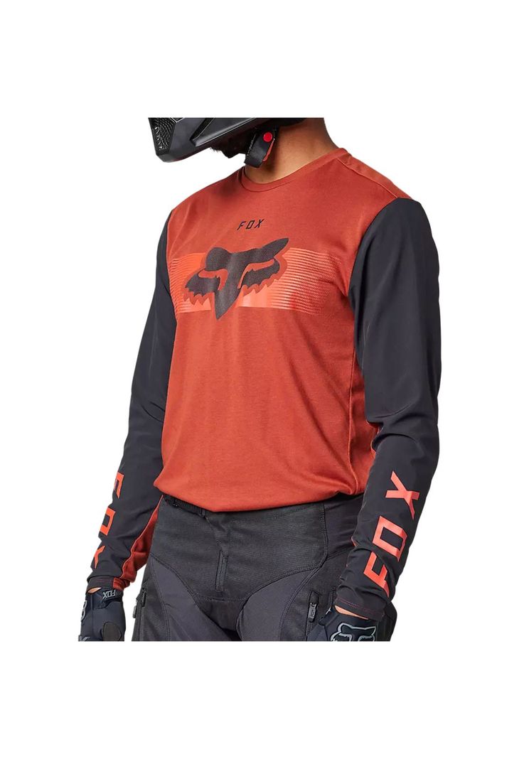 Polera Moto Ranger Offroad Rojo Fox-1