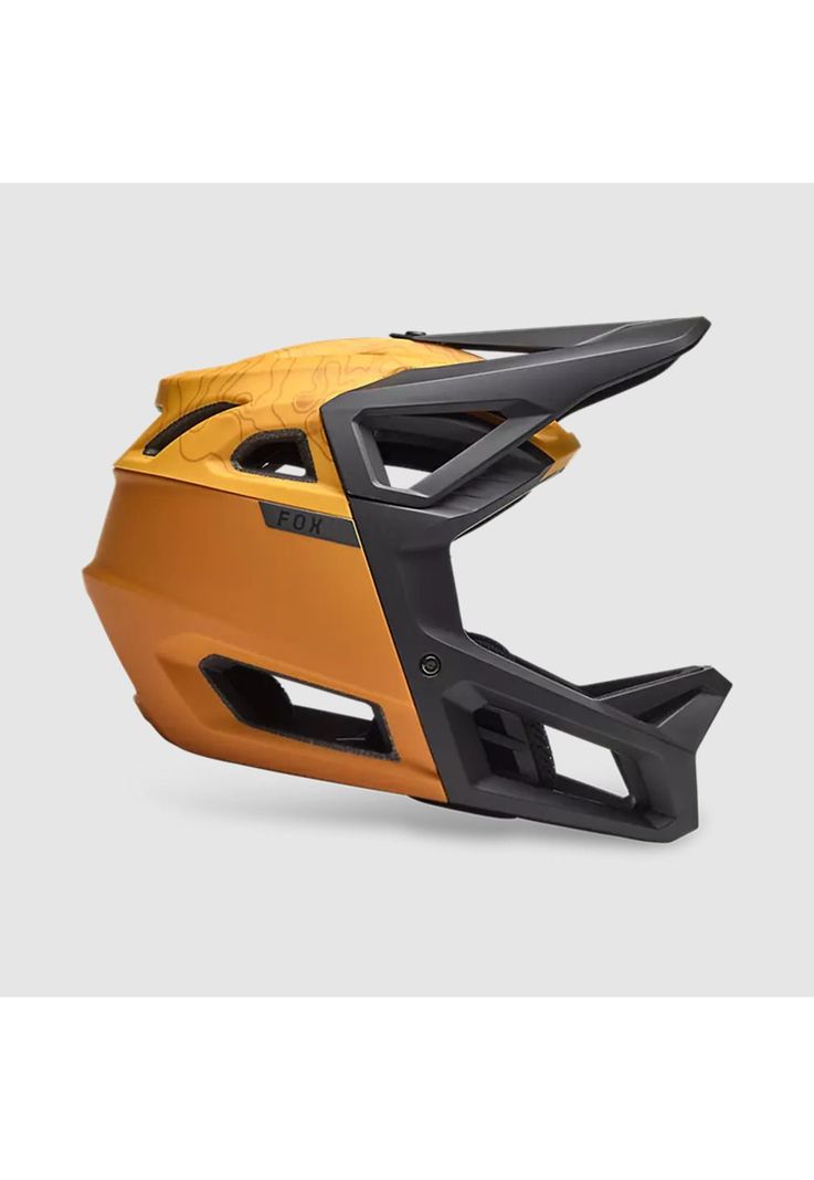 Casco Bicicleta New Proframe Frecuency Amarillo Fox-0