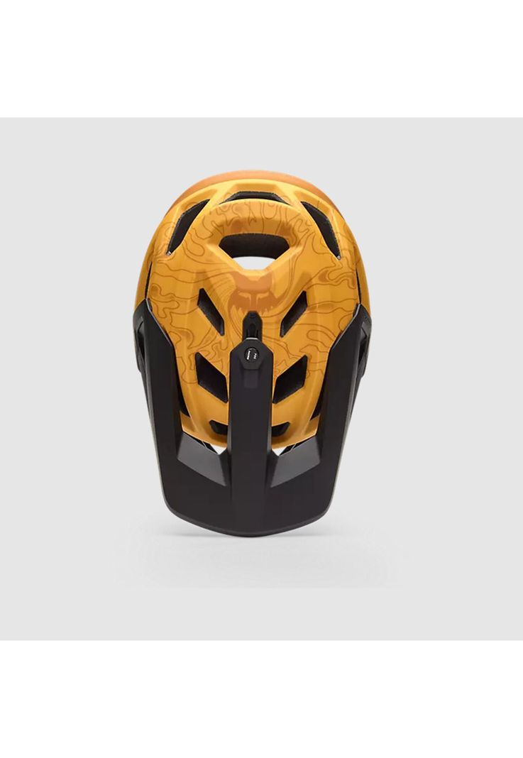 Casco Bicicleta New Proframe Frecuency Amarillo Fox-3