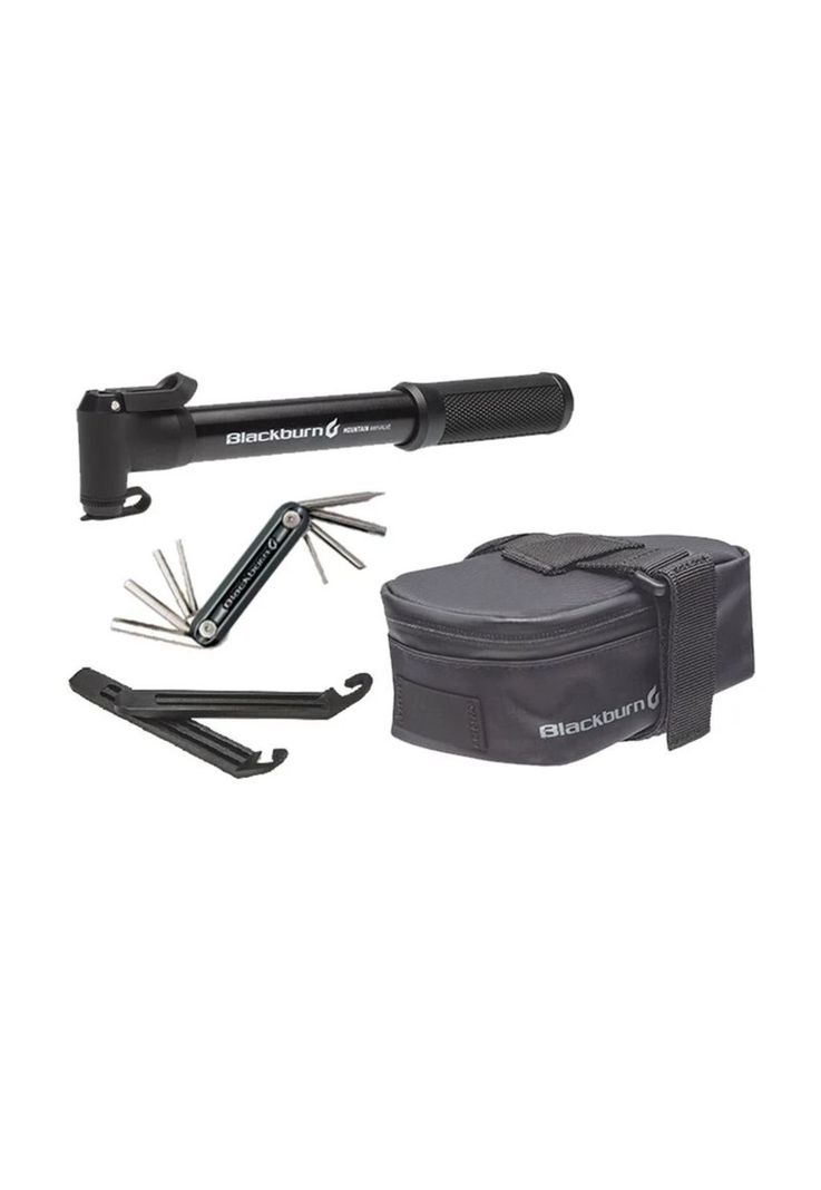 Bolso Asiento Bicicleta Kit Herramientas y Bombin Negro Blackburn-0