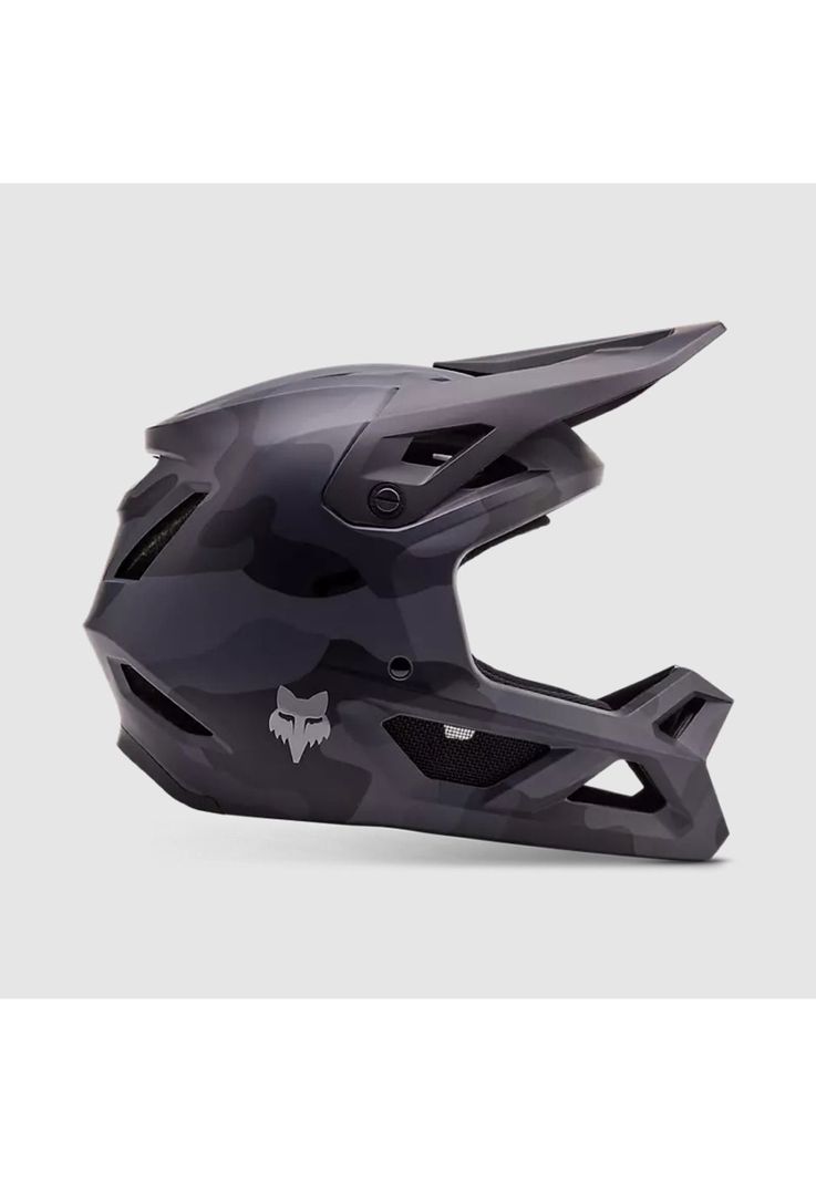 Casco Bicicleta Nino New Rampage Camo Negro Fox L