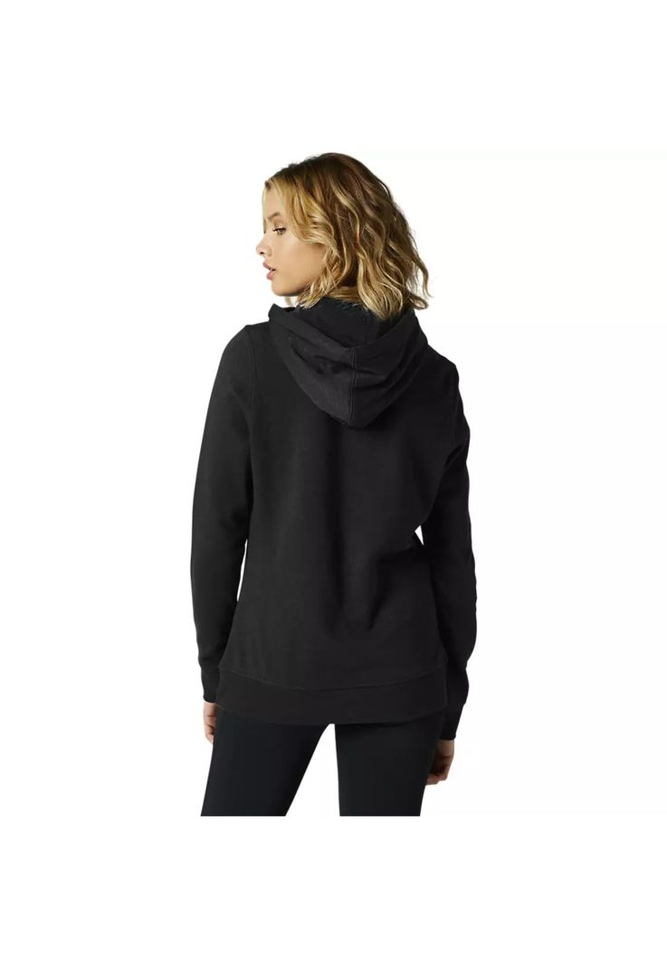 Poleron Lifestyle Mujer Pinnacle Negro Fox-1