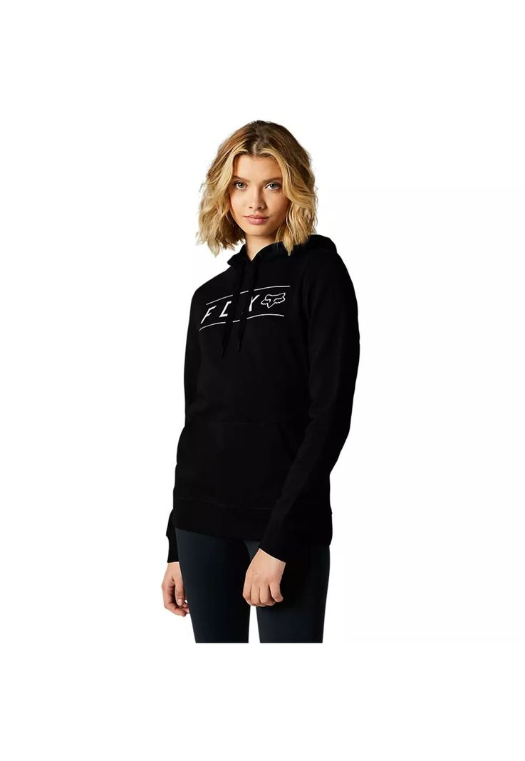 Poleron Lifestyle Mujer Pinnacle Negro Fox-2