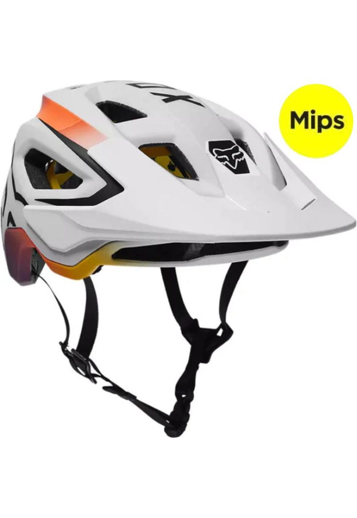 Casco Bicicleta Speedframe Vnish Blanco Fox-0