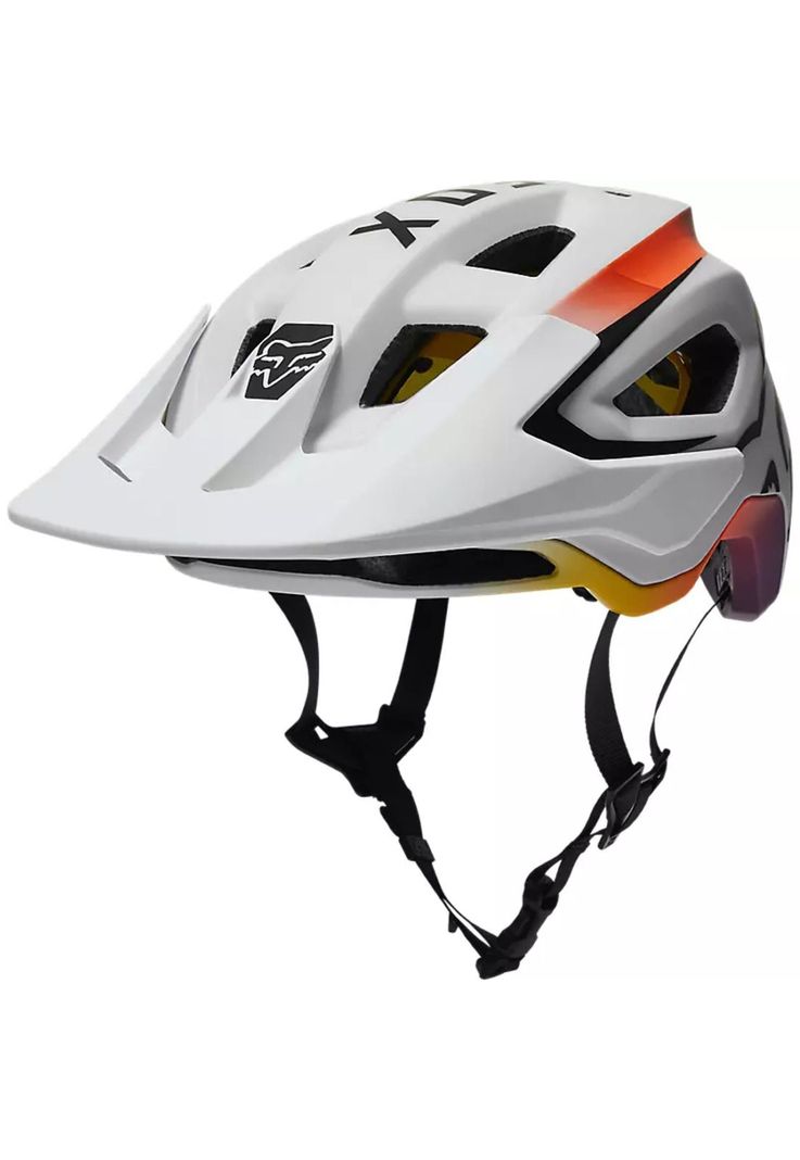 Casco Bicicleta Speedframe Vnish Blanco Fox-1