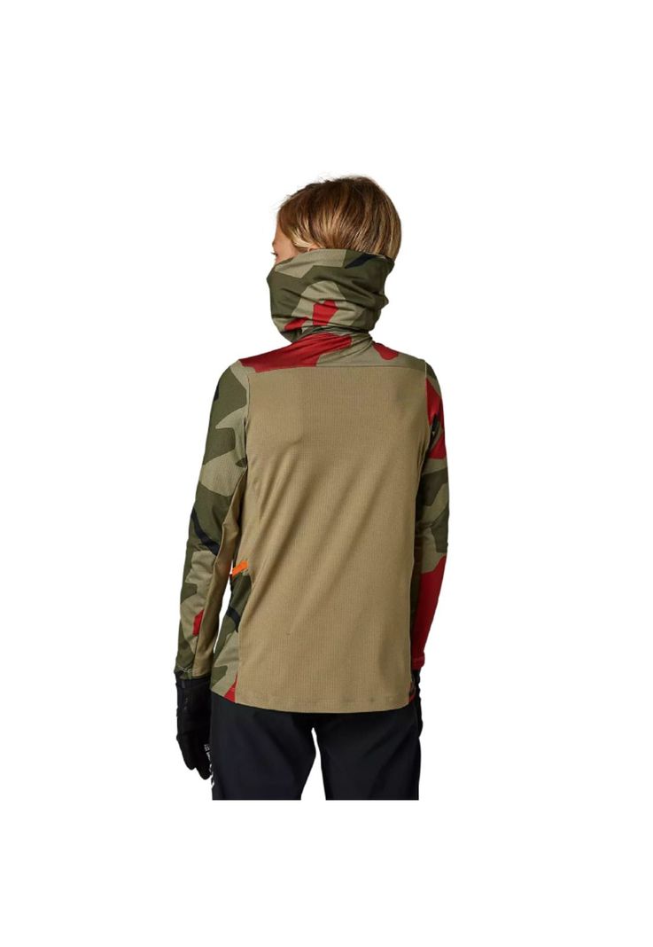 Polera Moto Niño Ranger Drive Camo Negro Fox-1