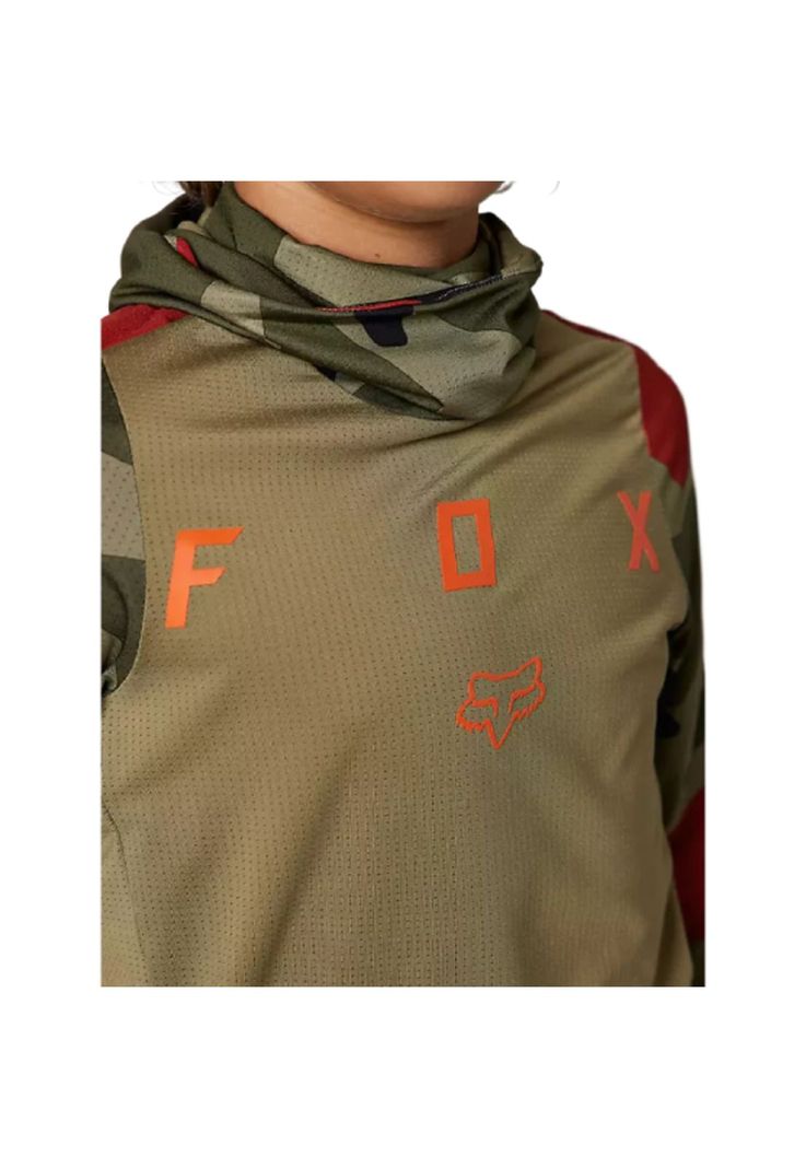 Polera Moto Niño Ranger Drive Camo Negro Fox-3