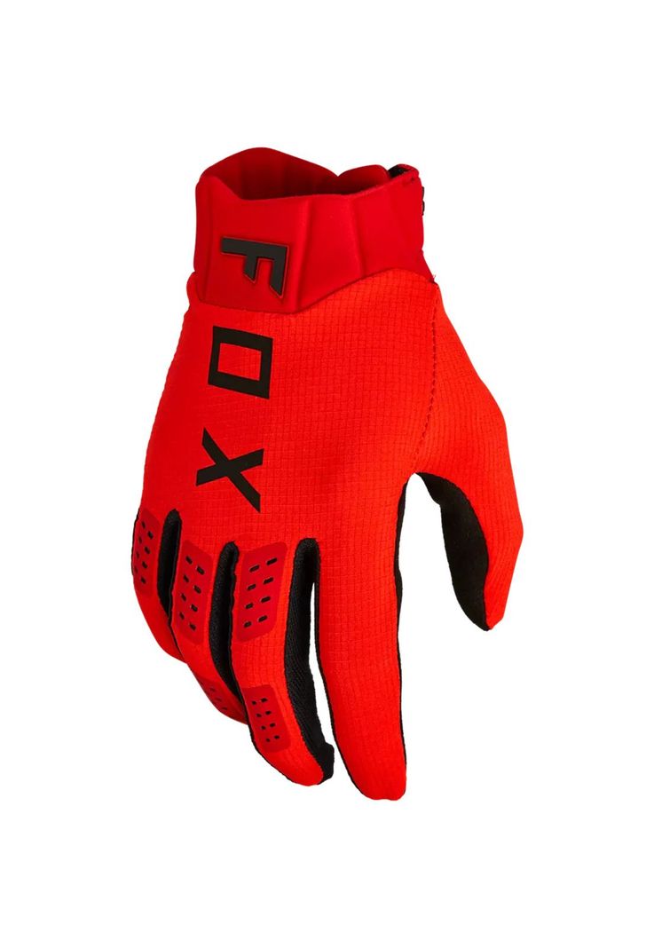 Guantes Moto Flexair Rojo Fox-0