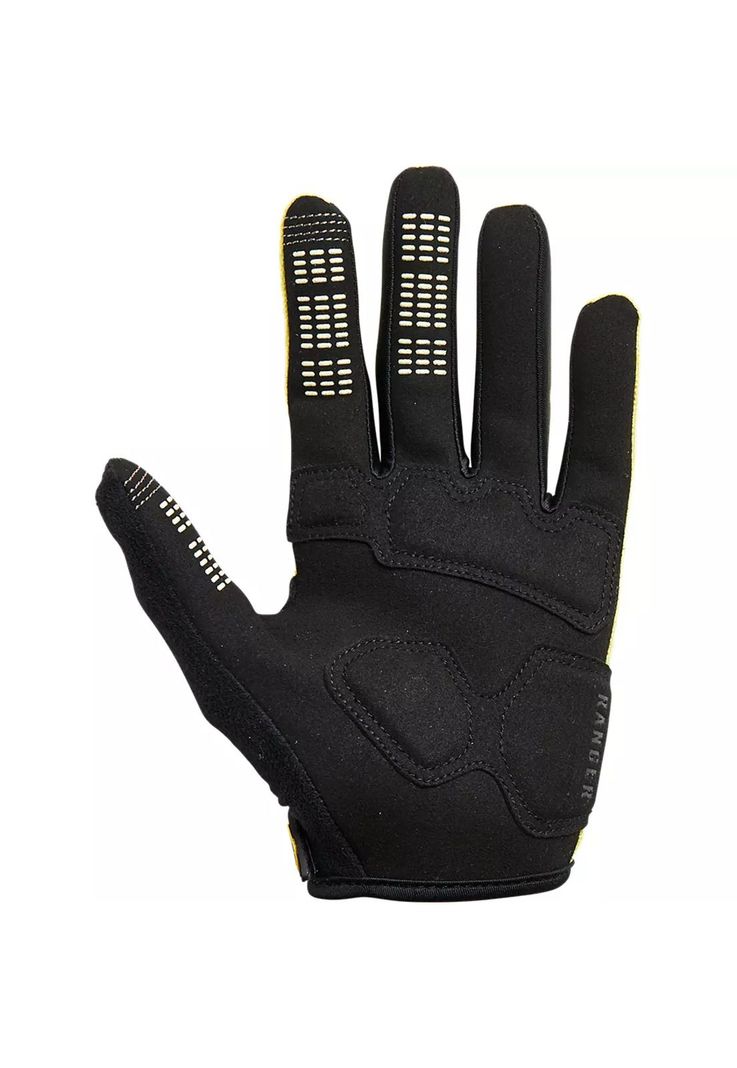 Guantes Bicicleta Mujer Ranger Gel Amarillo Fox-1