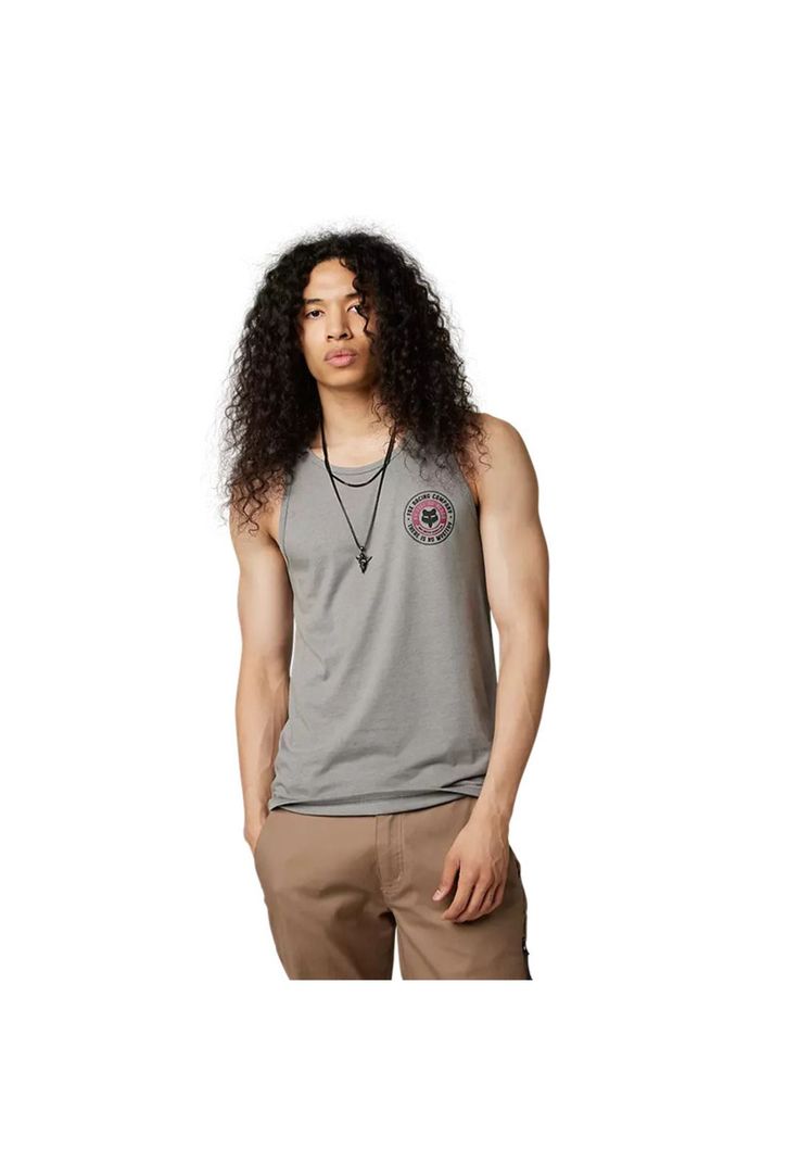 Polera Lifestyle Sin Mangas Mysticks Gris Fox-0