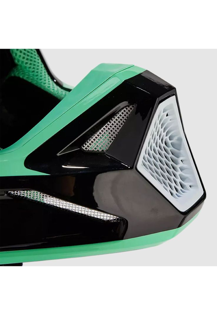 Casco Moto V1 Ballast Negro/Azul Fox-7