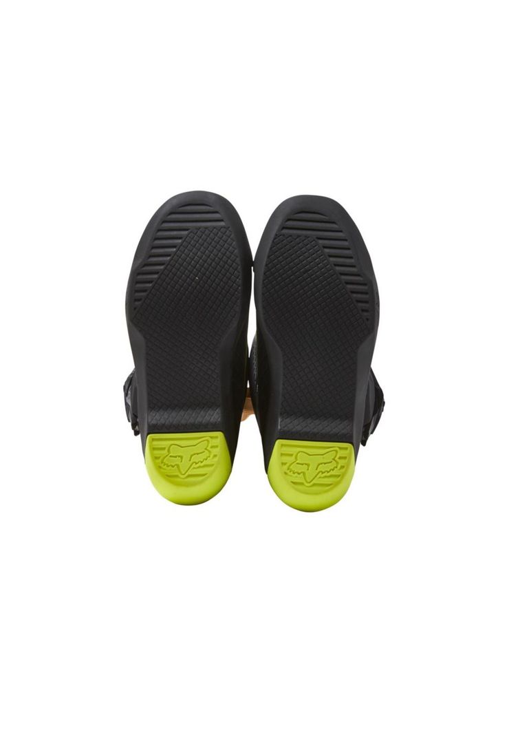 Botas Moto Niño Comp Amarillo Fox-4