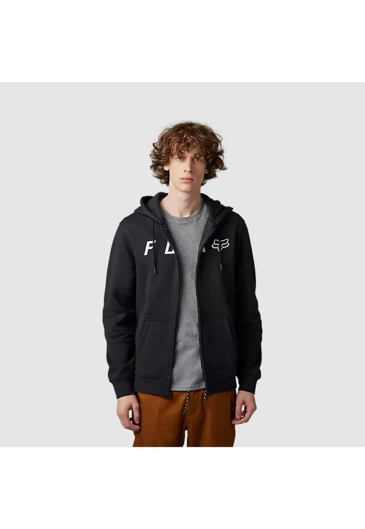 Poleron Lifestyle Absolute Zip Negro Fox-2