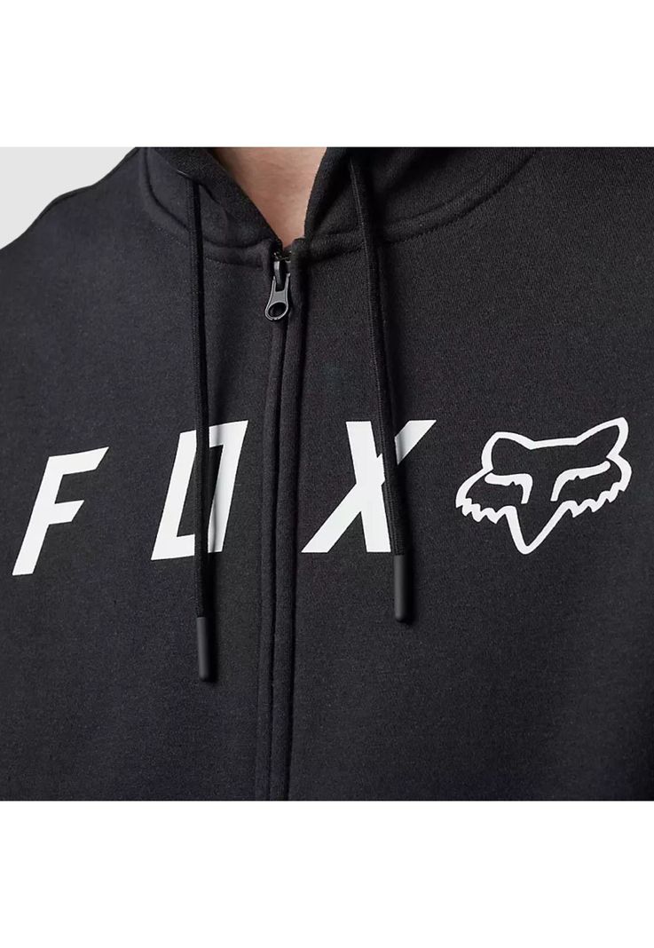 Poleron Lifestyle Absolute Zip Negro Fox-3