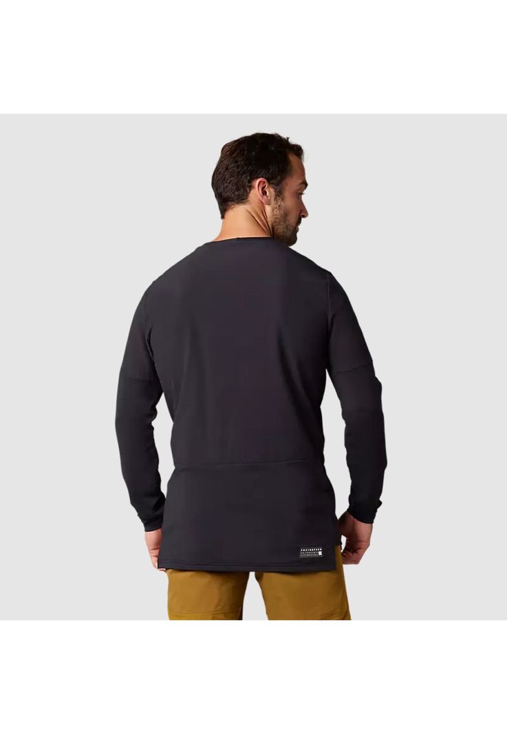 Polera Bicicleta Defend Thermal Manga Larga Negro Fox-1