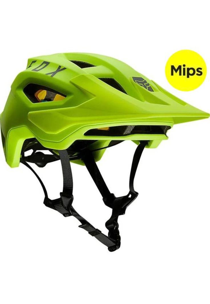 Casco Bicicleta Speedframe Mips Amarillo Fox-0