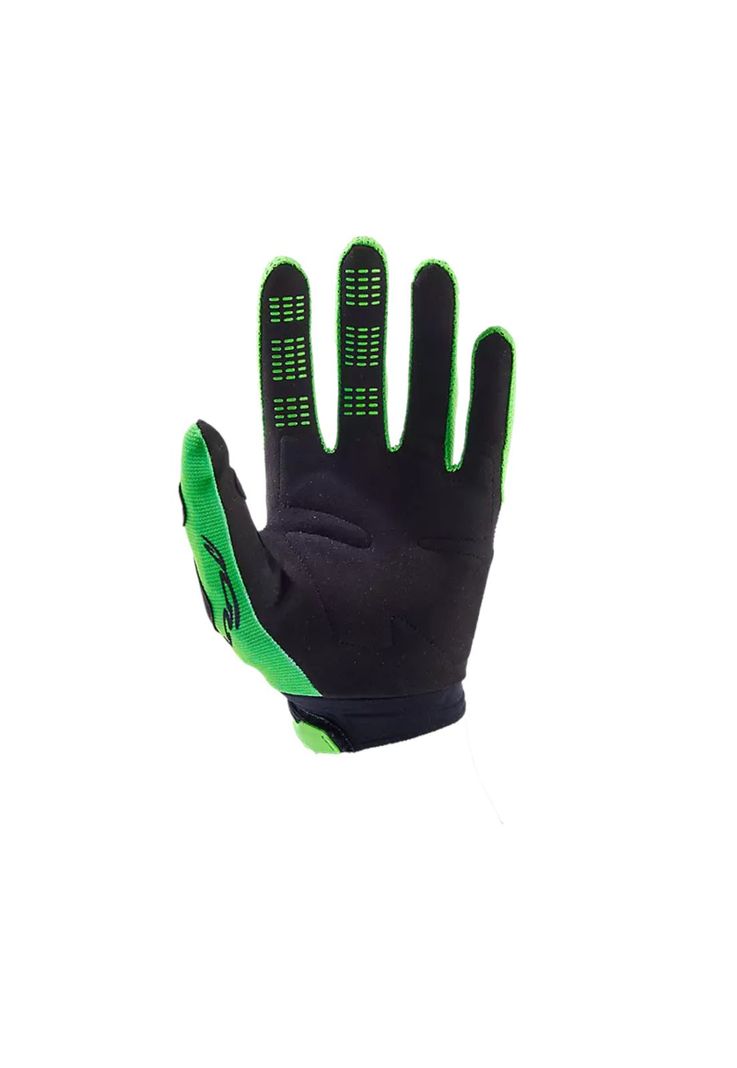 Guantes Moto 180 Atlas Celeste/Verde Fox-1