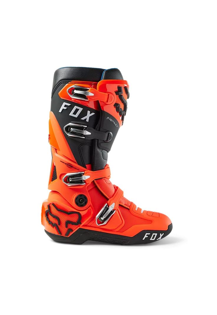 Botas Moto Instinct Naranjo Fox-1