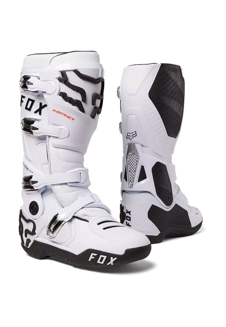 Botas Moto Instinct Blanco Fox-0