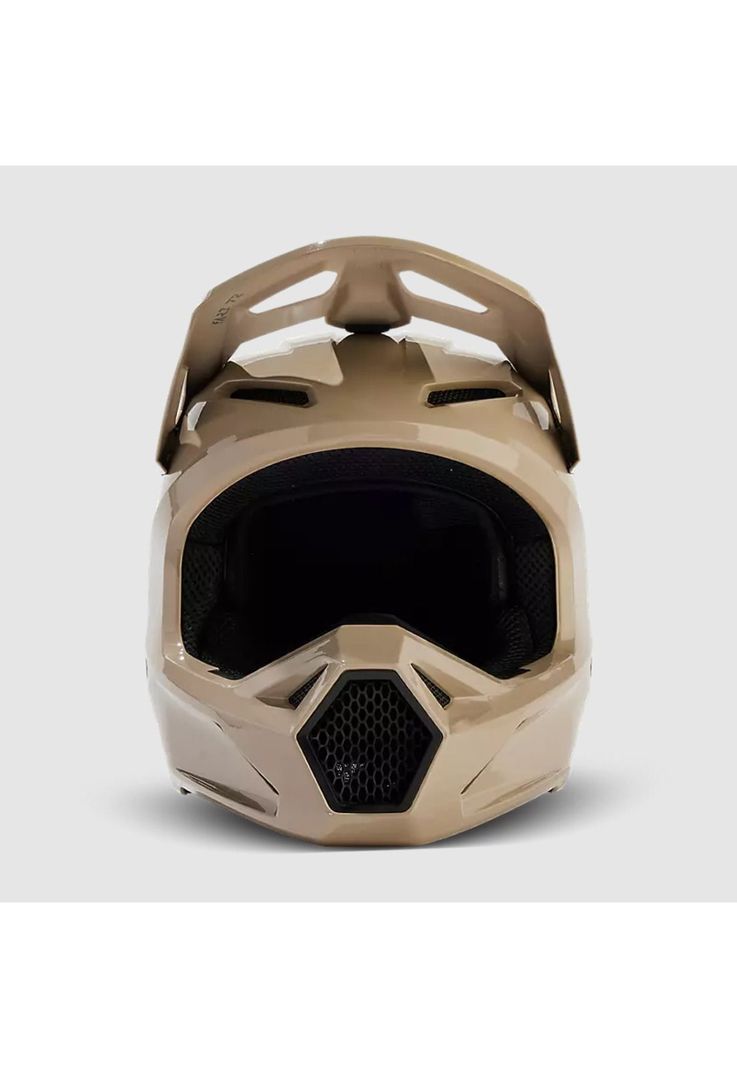 Casco Moto V1 Solid Cafe Claro Fox-2