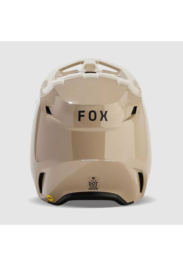 Casco Moto V1 Solid Cafe Claro Fox-4