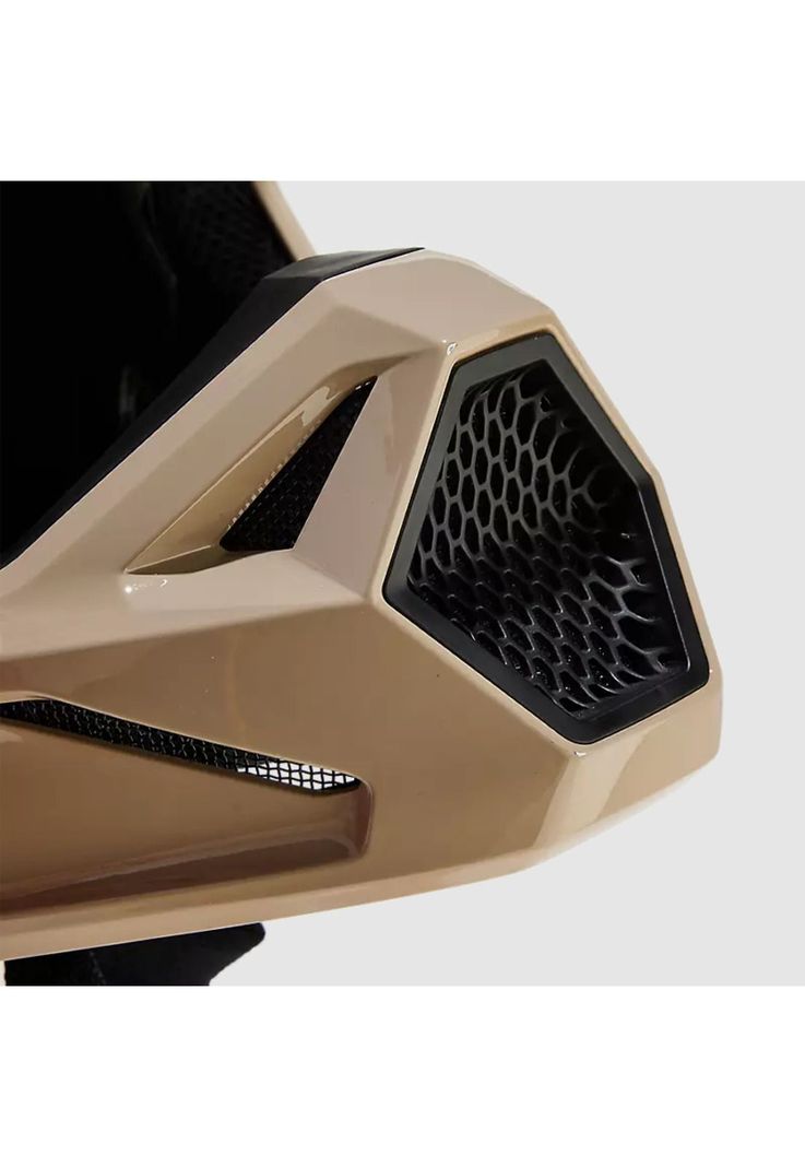 Casco Moto V1 Solid Cafe Claro Fox-7