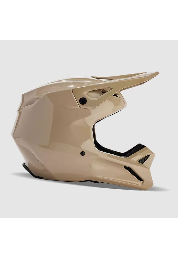 Casco Moto V1 Solid Cafe Claro Fox-1