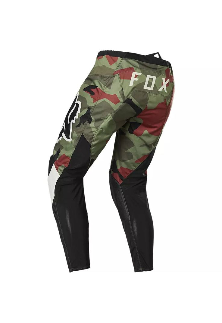 Pantalon Moto 180 BNKR Camo Verde Fox-2