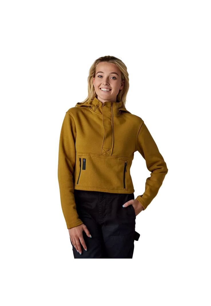 Poleron Lifestyle Mujer Calibrated DWR Camel Fox-0