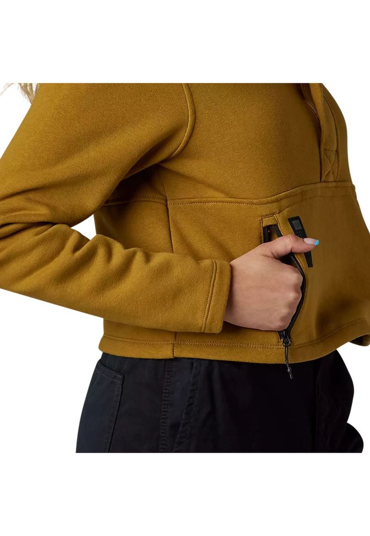 Poleron Lifestyle Mujer Calibrated DWR Camel Fox-3