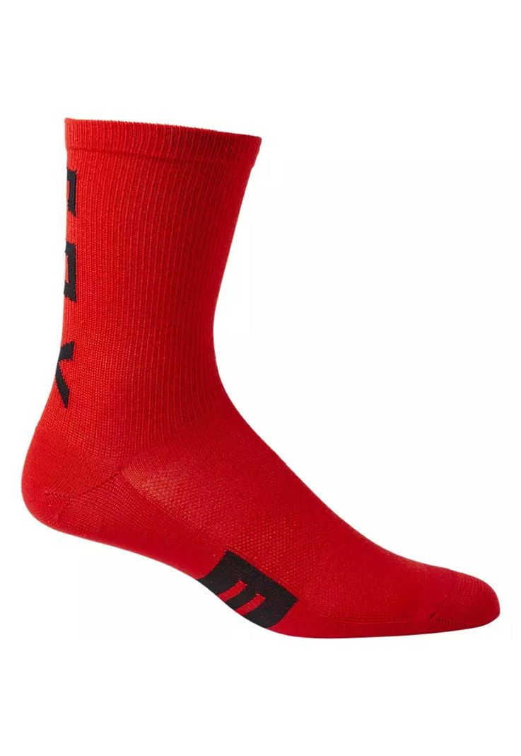 Calcetines Bicicleta Flexair 6" Merino Rojo Fox-0