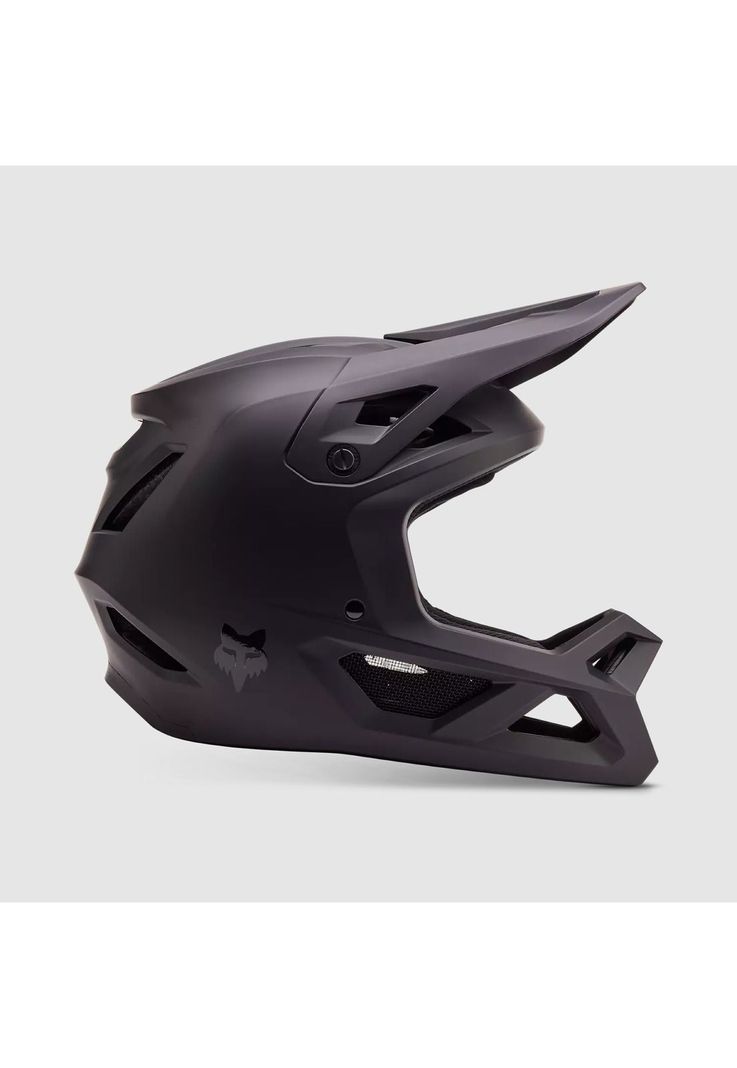 Casco Bicicleta Nino New Rampage Mate Black Negro Mate Fox L