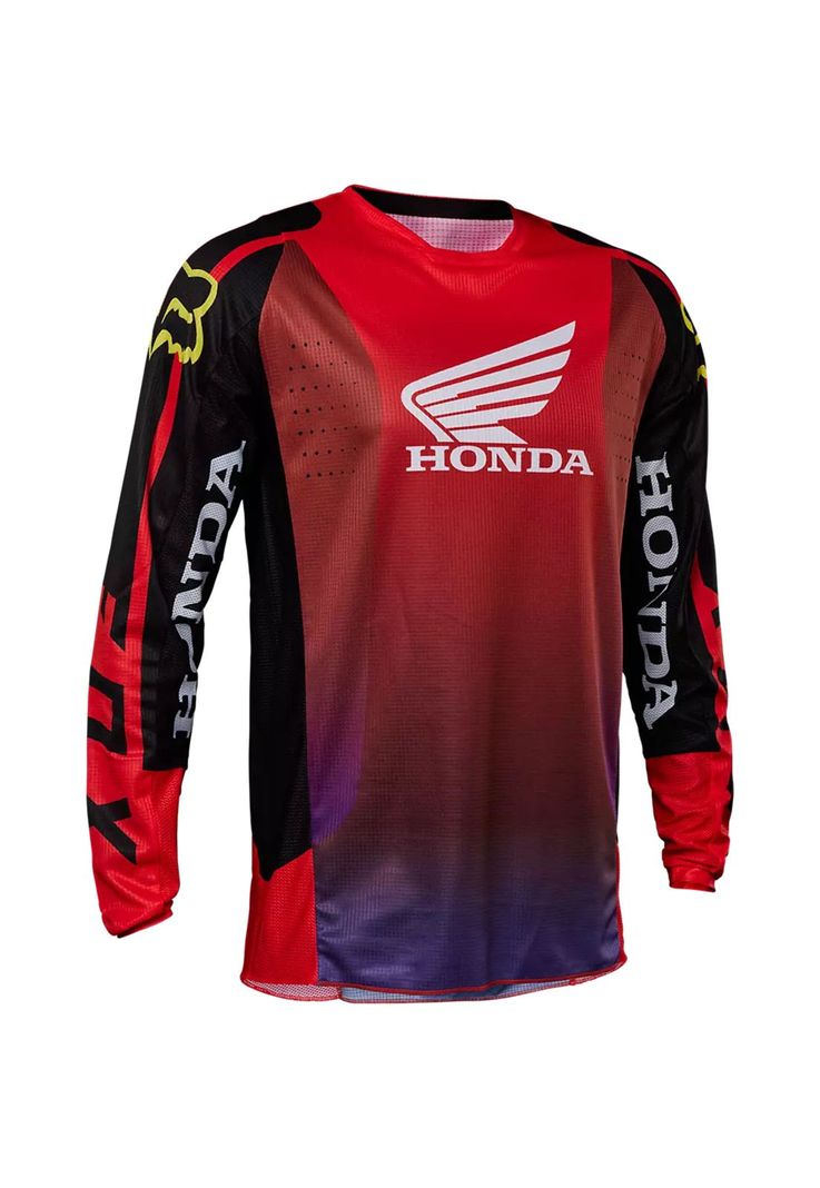 Polera Moto 180 Honda Rojo Fox-0