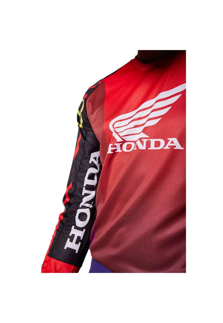 Polera Moto 180 Honda Rojo Fox-3