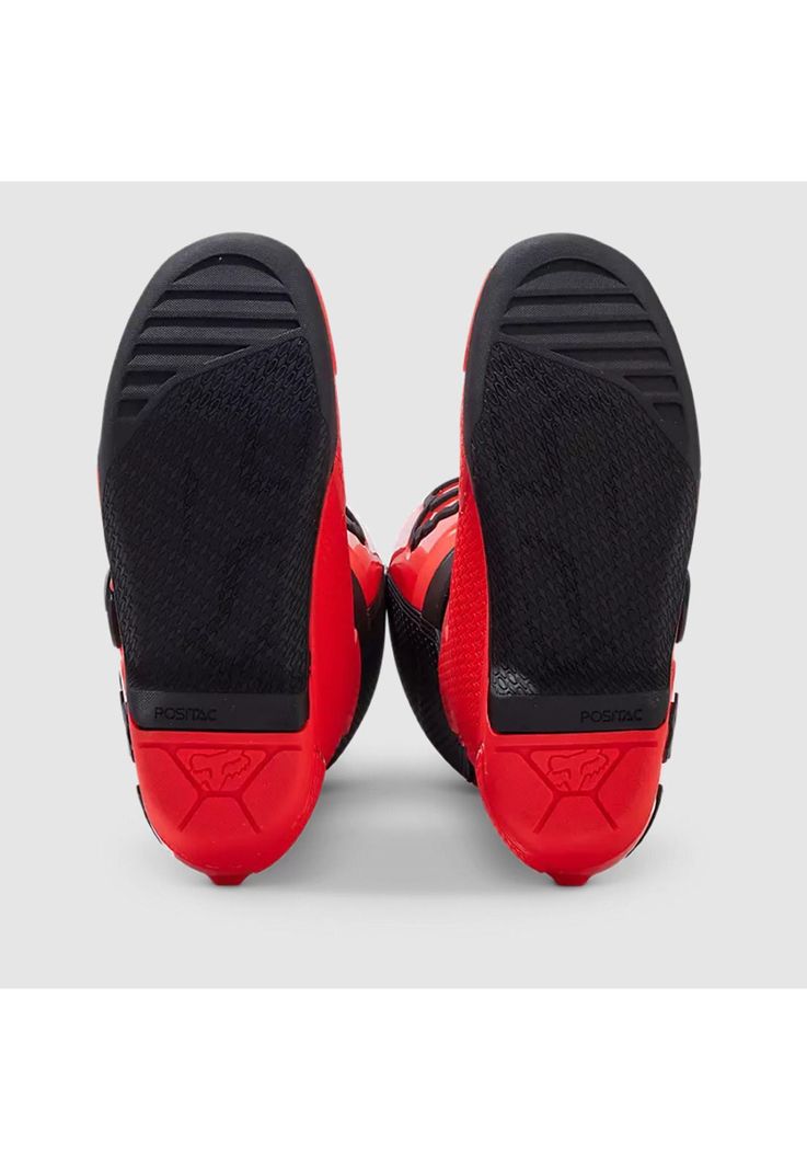 Botas Moto Niño Comp Rojo Fox-4