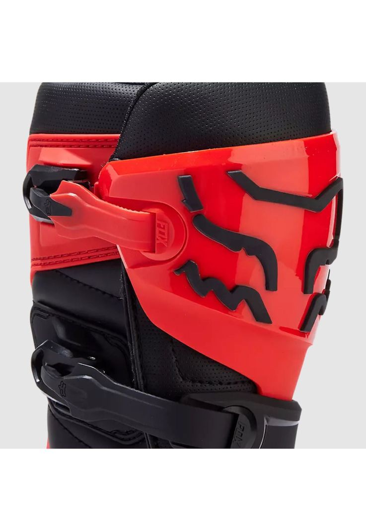 Botas Moto Niño Comp Rojo Fox-7