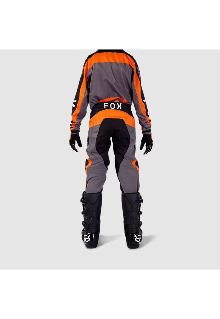 Pantalon Moto Niño 180 Ballast Negro/Naranjo Fox-2