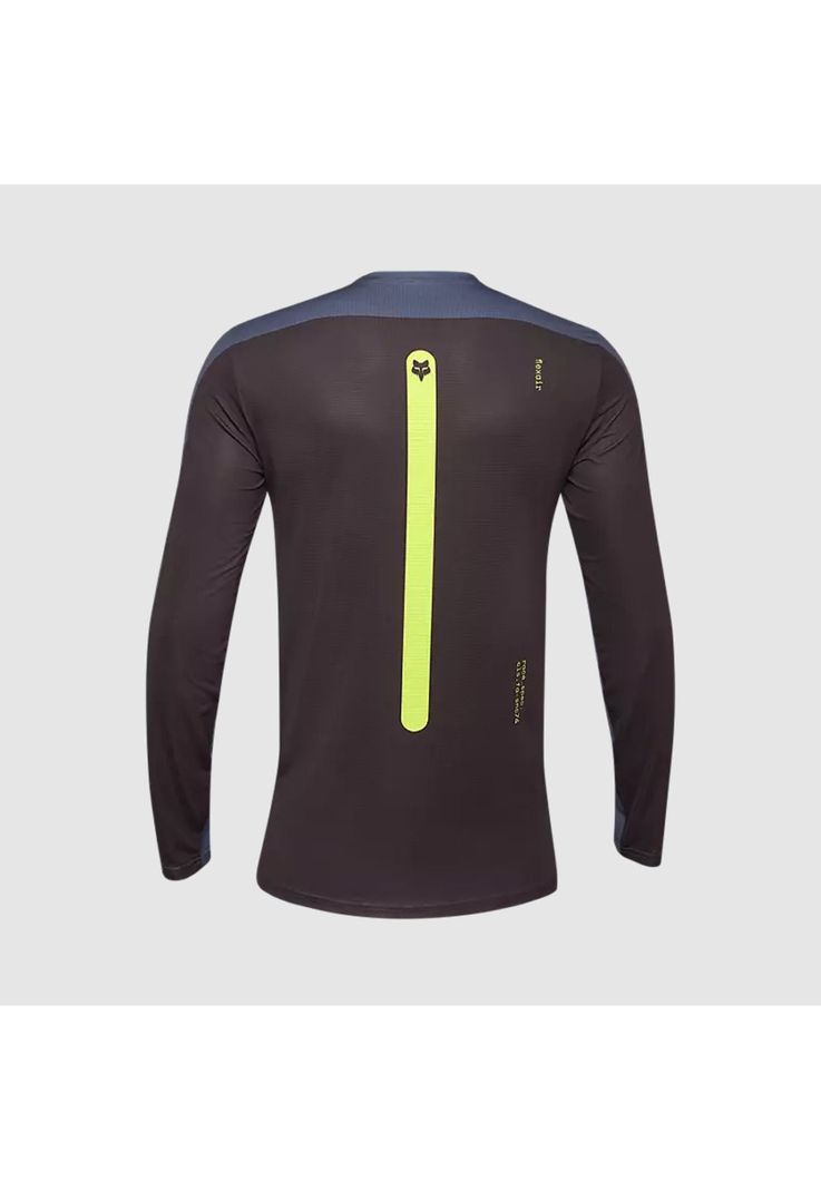 Polera Bicicleta Flexair Aviation Manga Larga Gris Fox-1