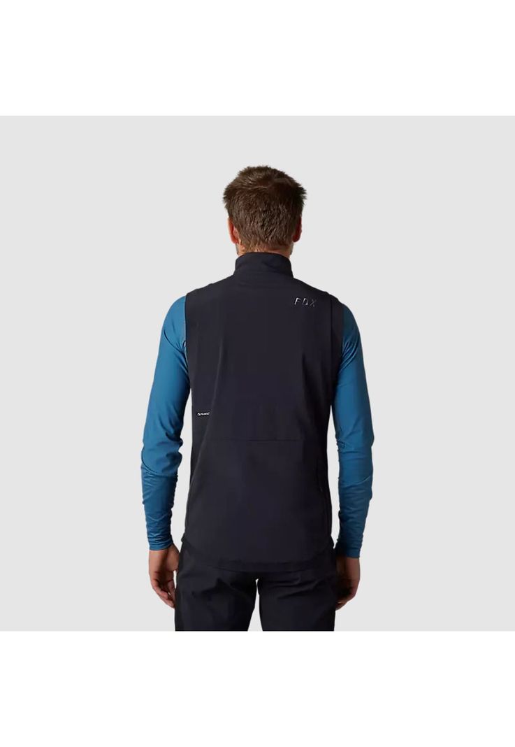 Chaqueta Bicicleta Defend Fire Alpha Sin Mangas Negro Fox-2