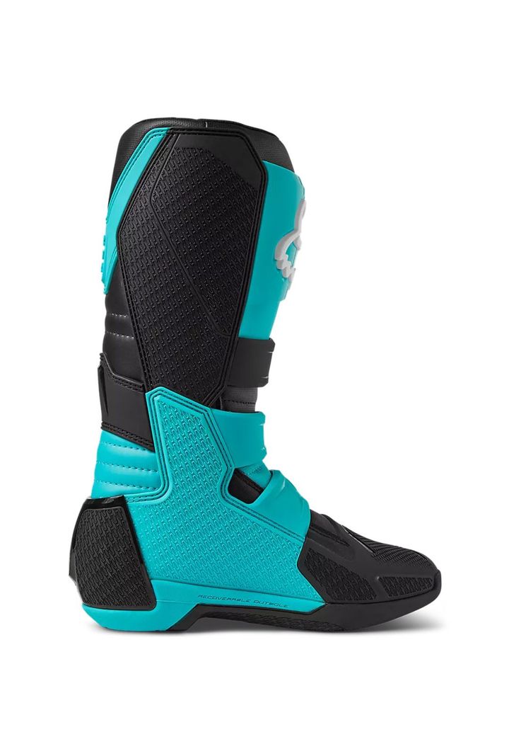 Botas Moto Comp Celeste Fox-2