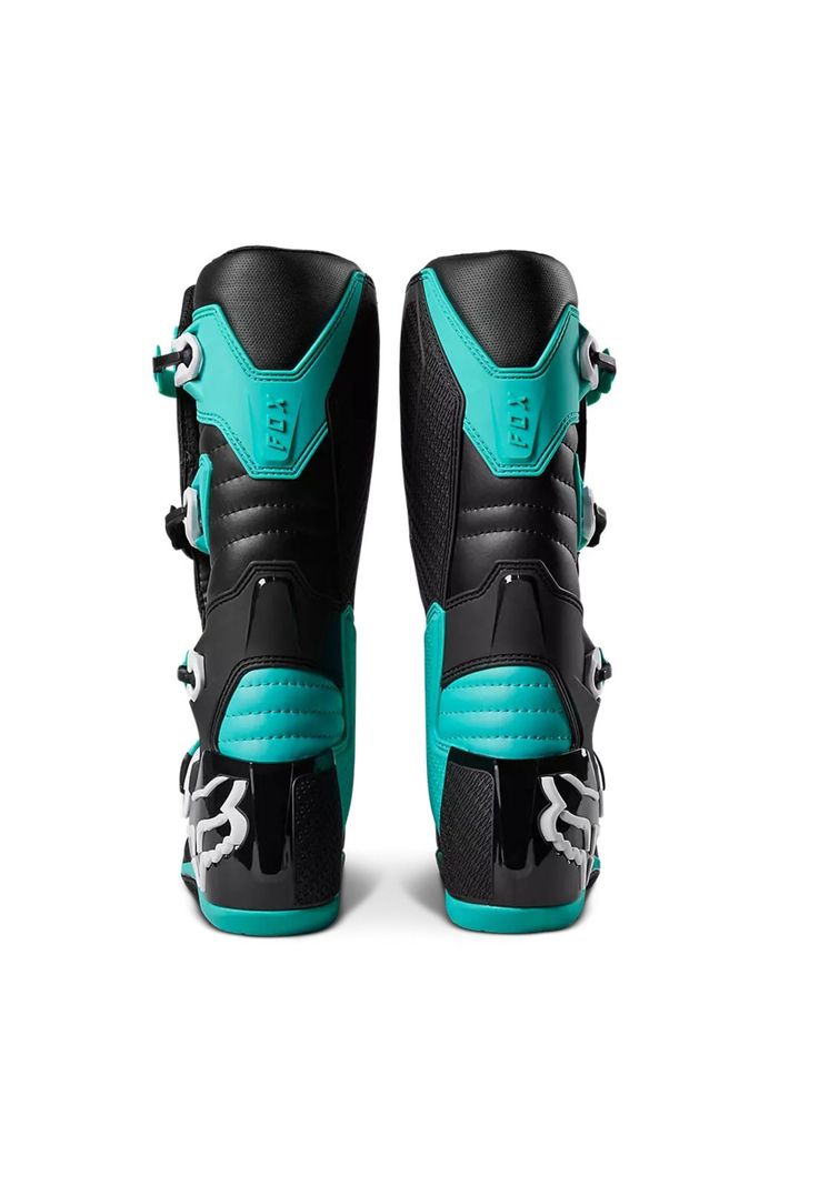 Botas Moto Comp Celeste Fox-4