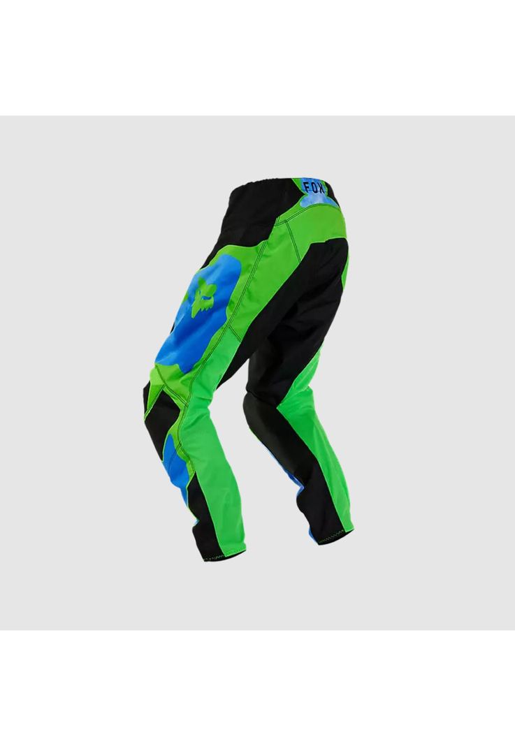 Pantalon Moto 180 Atlas Celeste/Verde Fox-1