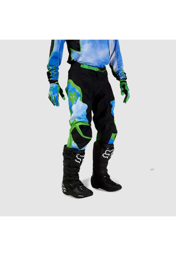 Pantalon Moto 180 Atlas Celeste/Verde Fox-3