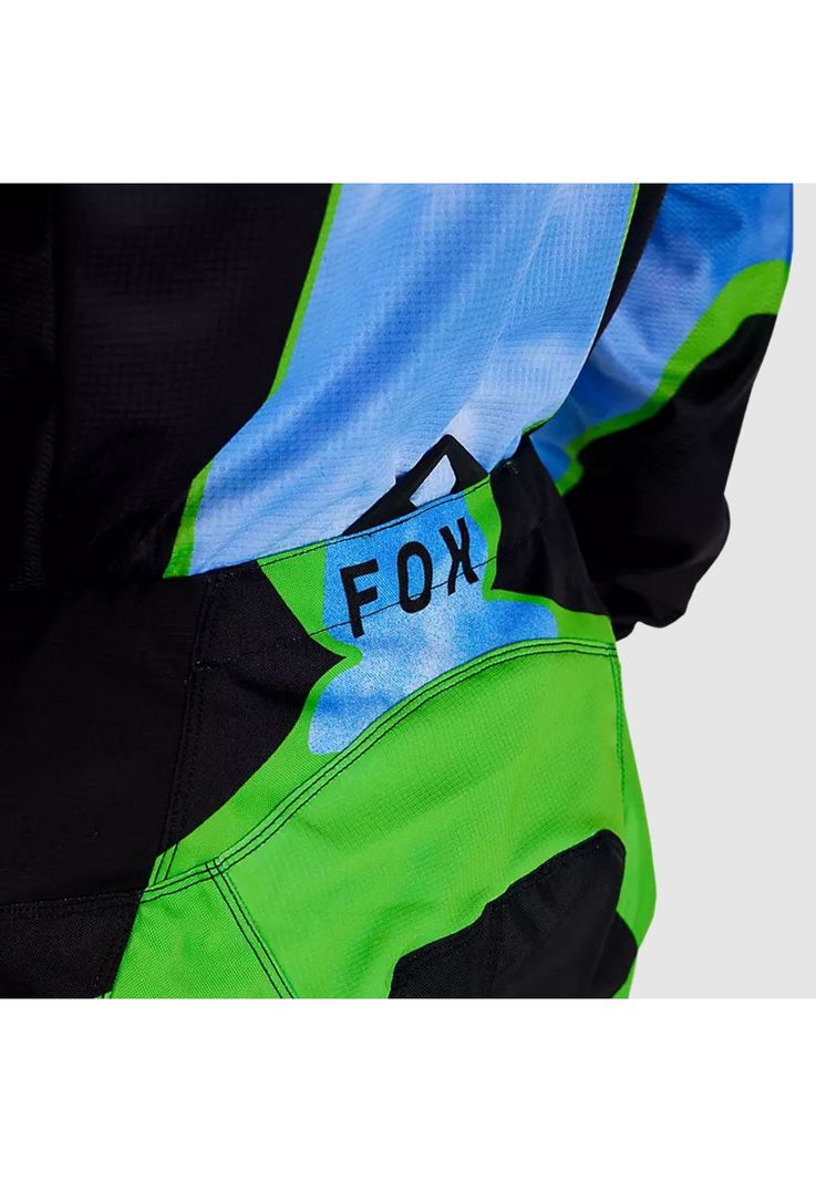 Pantalon Moto 180 Atlas Celeste/Verde Fox-8