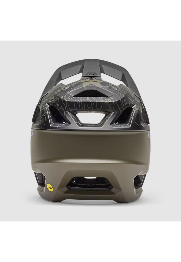 Casco Bicicleta New Proframe Frecuency Verde Fox-4