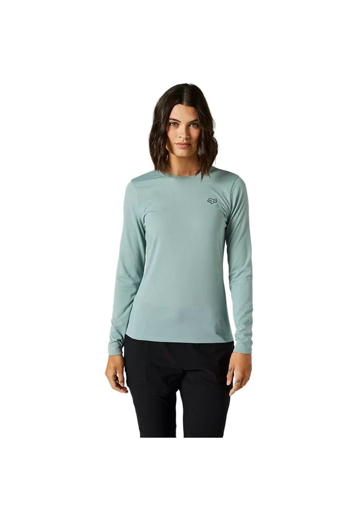 Polera Lifestyle Mujer Snipper Manga Larga Gris Fox-0