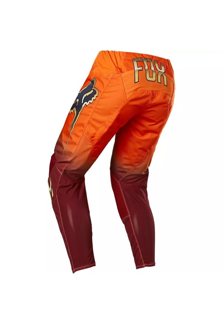 Pantalon Moto 180 CNTRO Naranjo Fox-2